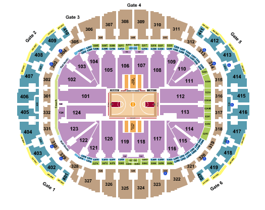 Kaseya Center Minnesota Timberwolves Seating Chart